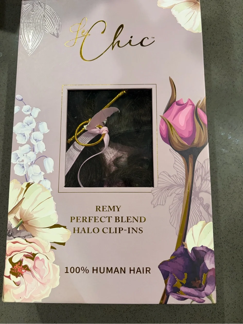 chic Remy Perfect Blend Halo Clip-Ins - Dark Brown